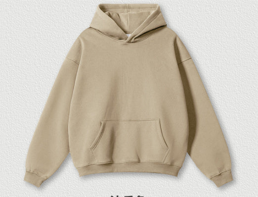 Premium Oversized Cotton Hoodie with Fleece Lining – Unisex Streetwear