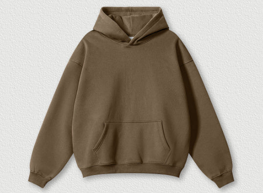 Premium Oversized Cotton Hoodie with Fleece Lining – Unisex Streetwear