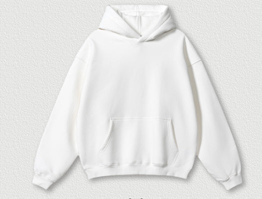 Premium Oversized Cotton Hoodie with Fleece Lining – Unisex Streetwear
