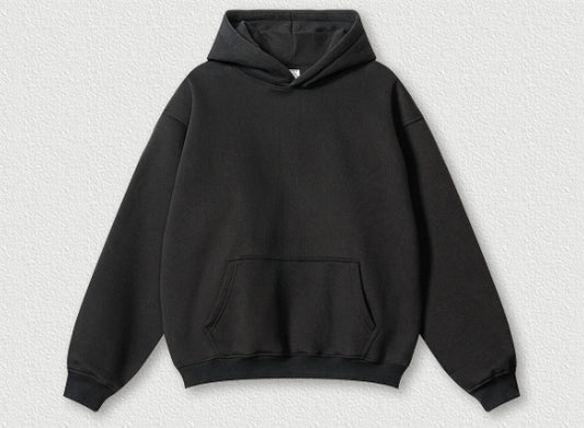 Premium Oversized Cotton Hoodie with Fleece Lining – Unisex Streetwear