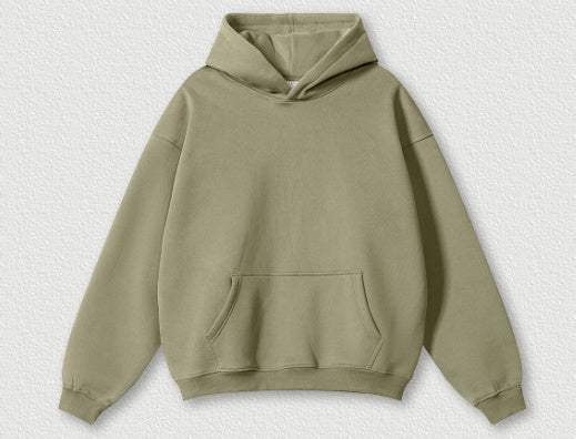 Premium Oversized Cotton Hoodie with Fleece Lining – Unisex Streetwear