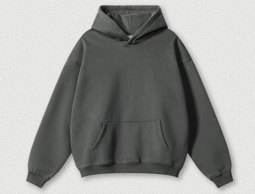 Premium Oversized Cotton Hoodie with Fleece Lining – Unisex Streetwear