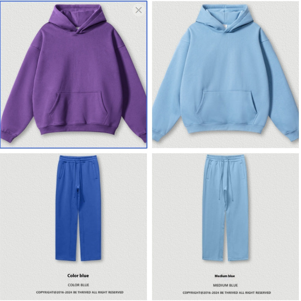 Premium Oversized Cotton Hoodie with Fleece Lining – Unisex Streetwear