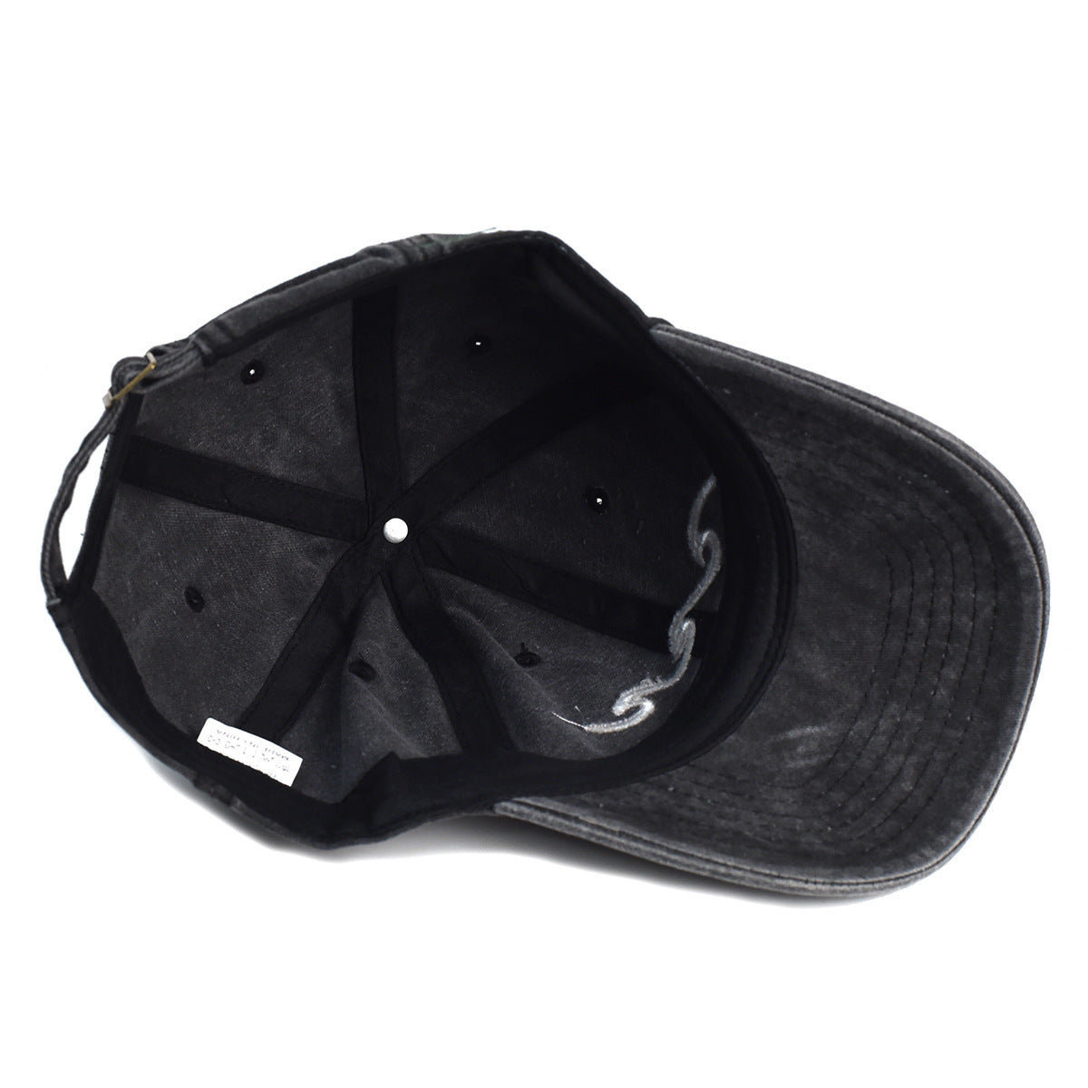 Unisex Minimalist Wave Embroidered Vintage Cap